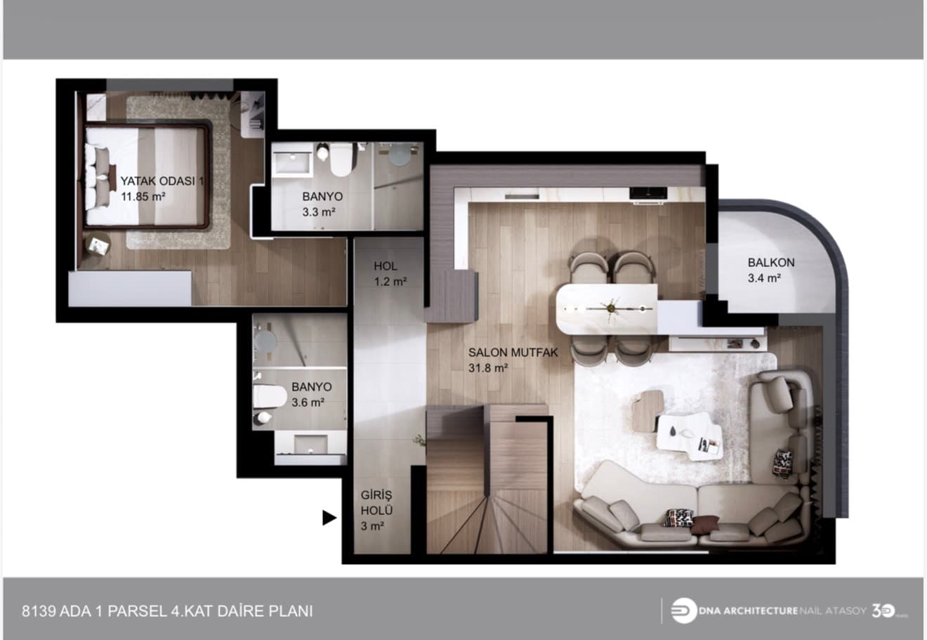 3+1 — 145 m²