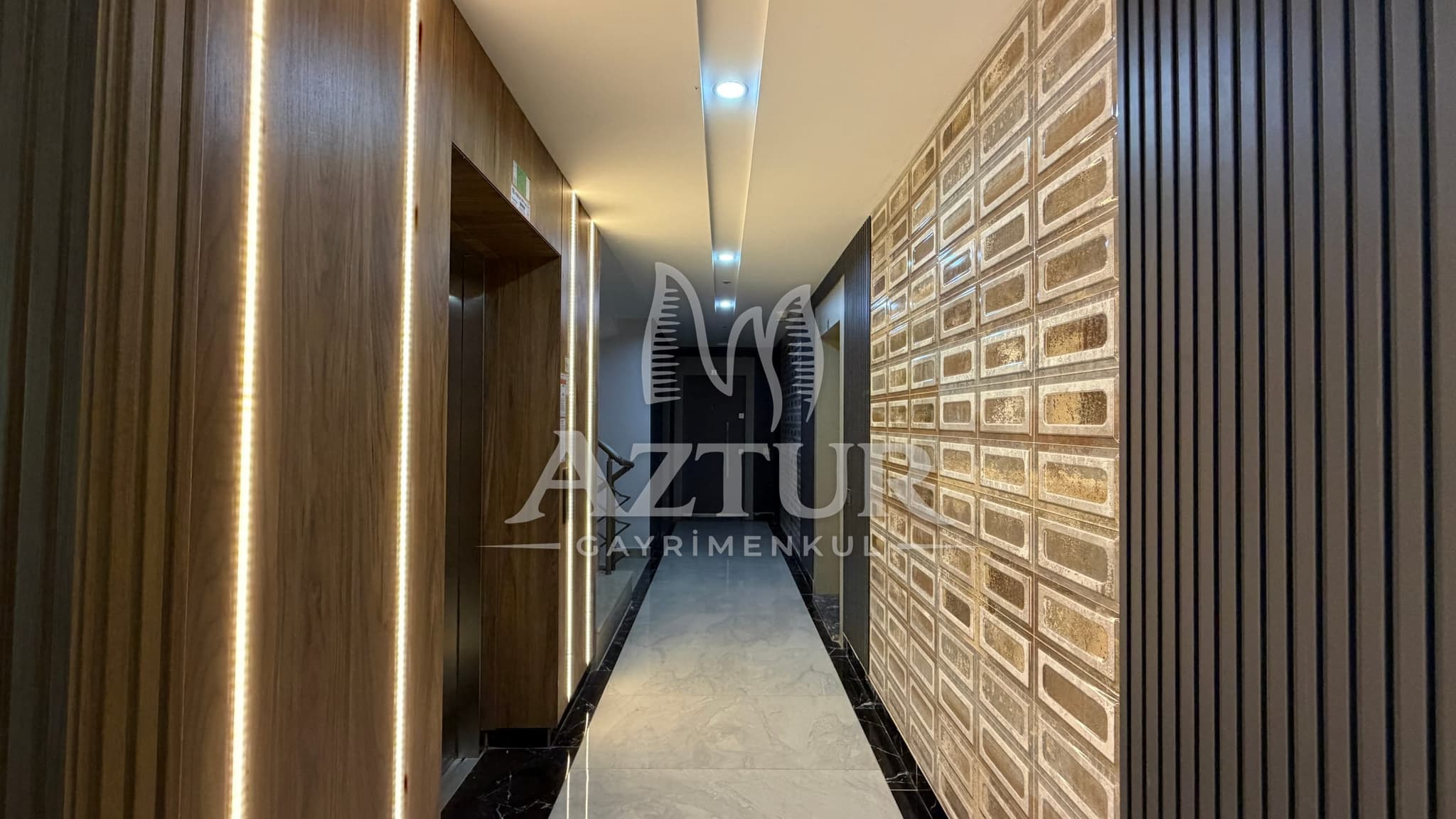 HURMA'DA TEK BLOKLU SİTE İÇERİSİNDE HAVUZLU 1+1 SATILIK DAİRE
