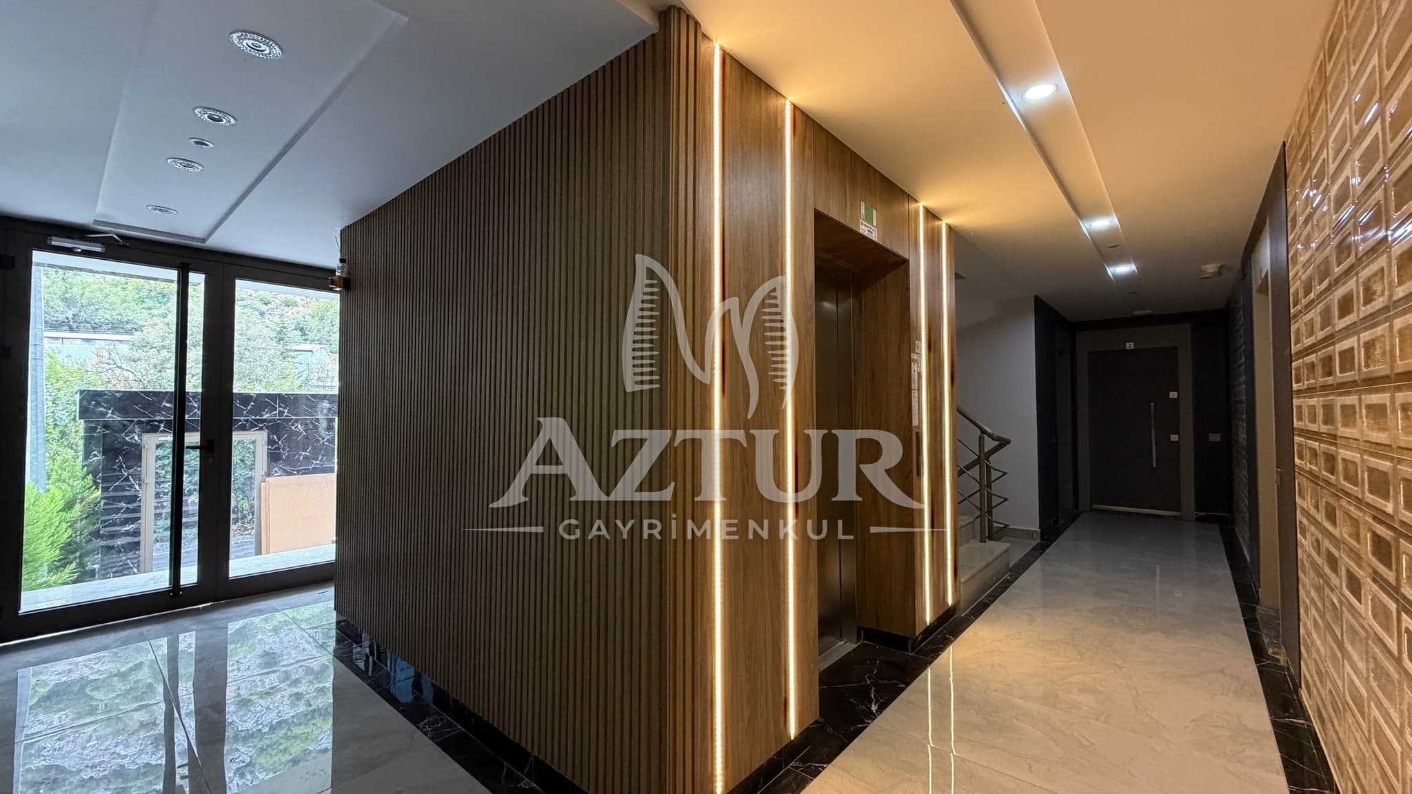 HURMA'DA TEK BLOKLU SİTE İÇERİSİNDE HAVUZLU 1+1 SATILIK DAİRE