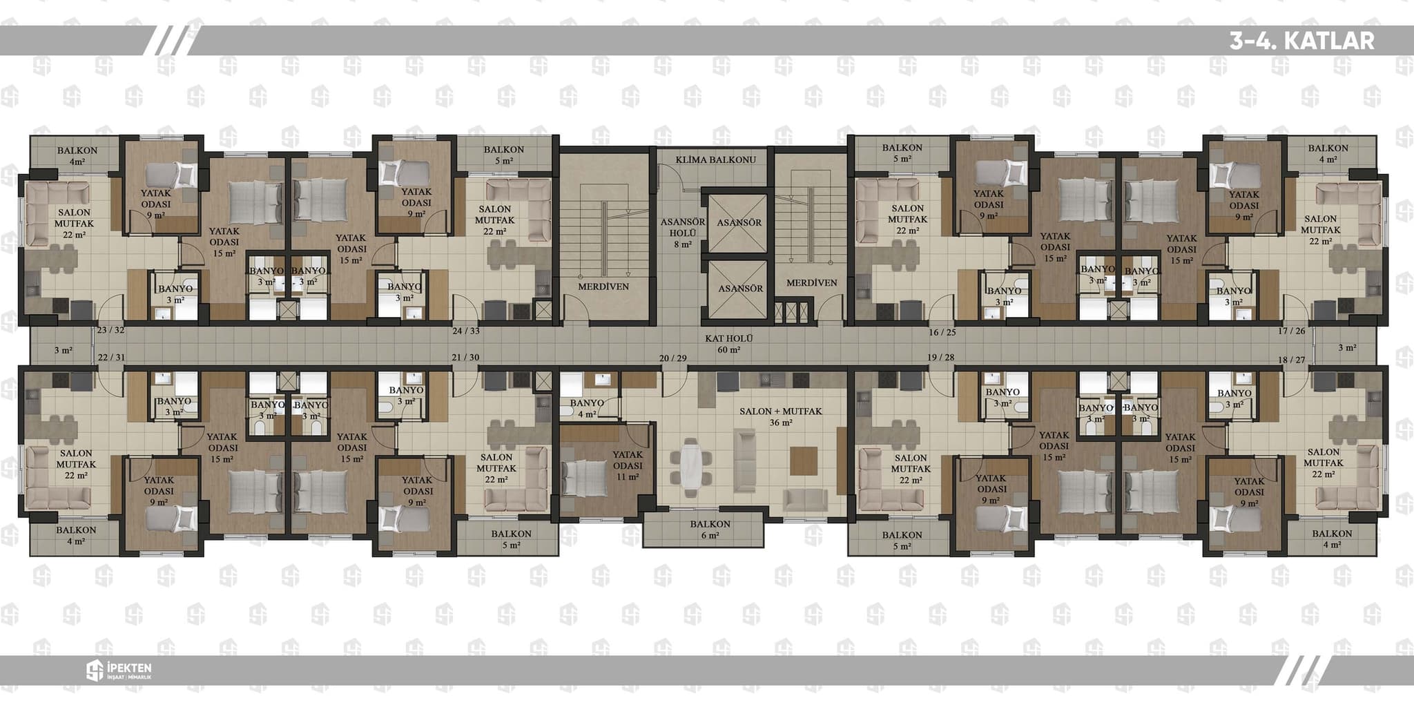 2+1 — 80 m²