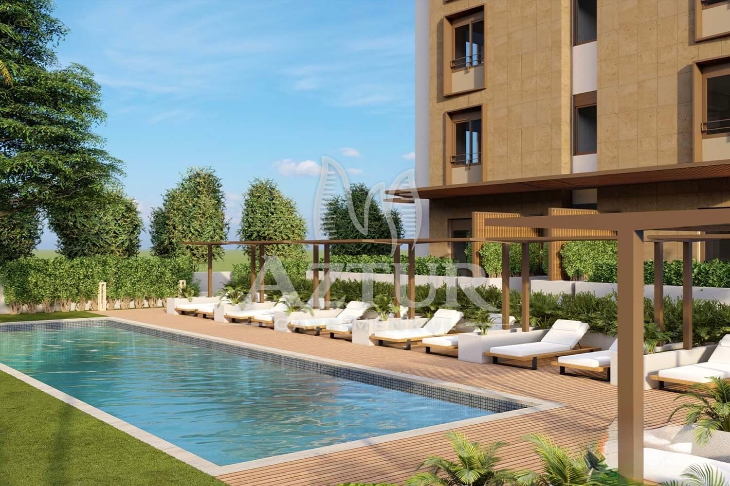 SARISU'DA HASTANE YAKINI HAVUZLU LÜKS SİTE İÇERİSİNDE 2+1 SATILIK DAİRE
