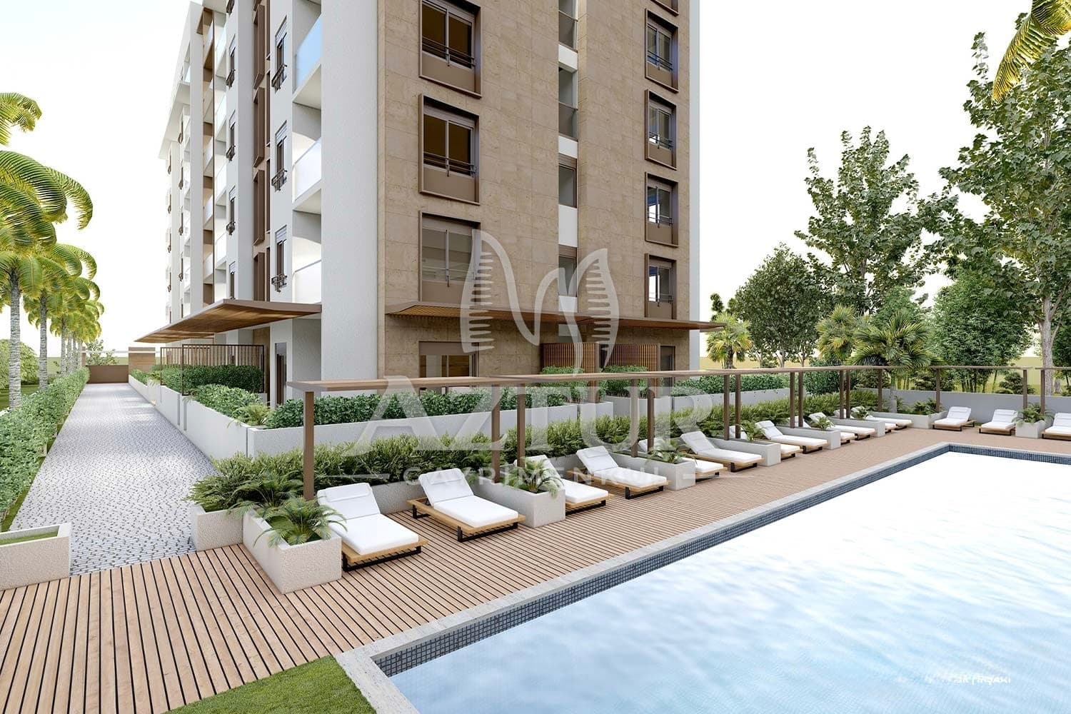 SARISU'DA HASTANE YAKINI HAVUZLU LÜKS SİTE İÇERİSİNDE 2+1 SATILIK DAİRE